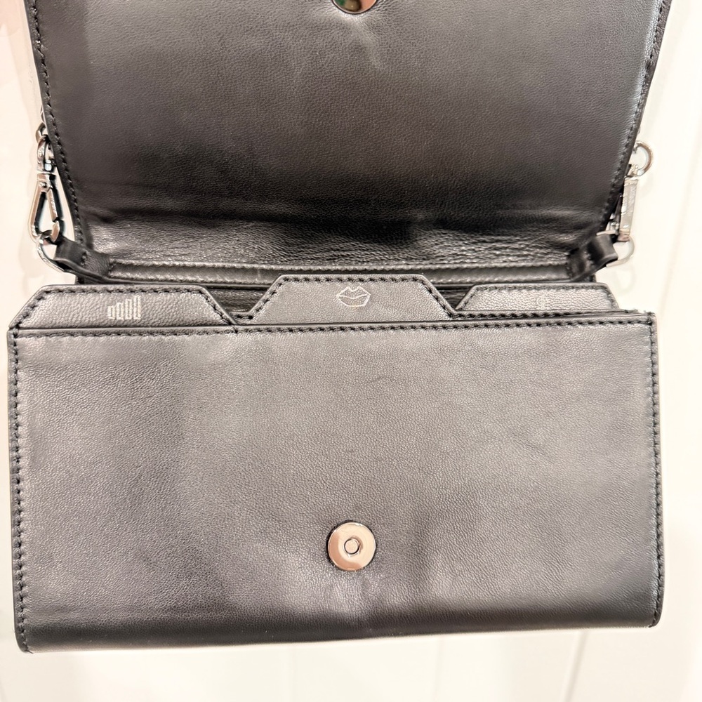ALICE + OLIVIA Stacey Face Long Wallet with straps - Picture 6 of 8